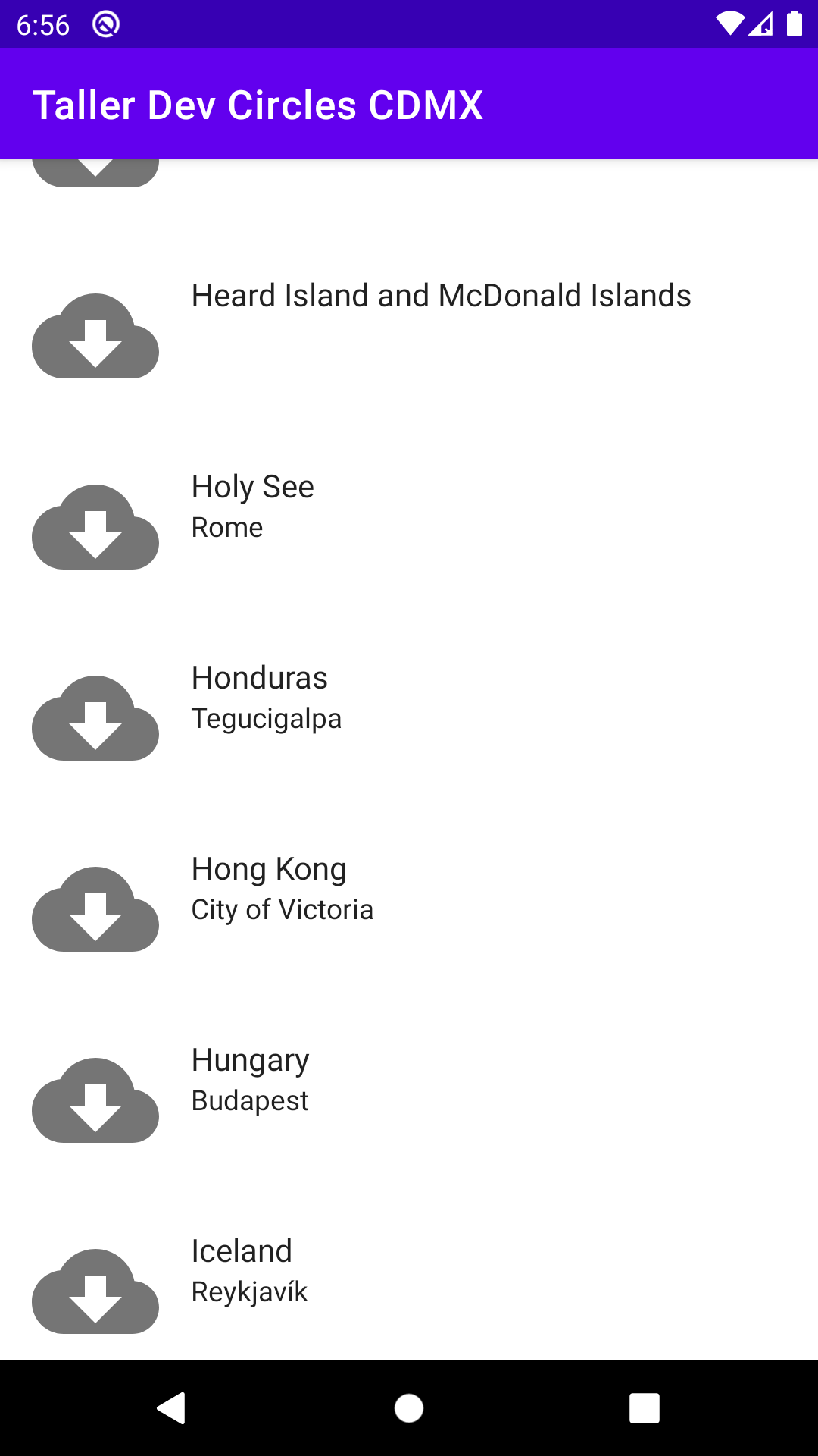 Lista de países con banderas